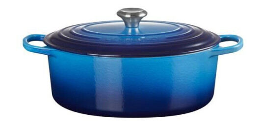 Le Creuset Oval støpejernsgryte 6,3L 31 cm azure