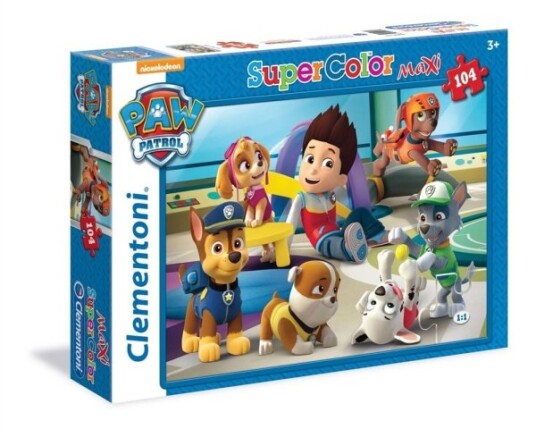 Clementoni Puzzle Maxi 104 Pezzi Paw Patrol #01 3 År