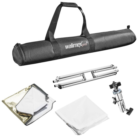 Walimex Pro 5 i 1 Sammenleggbar Reflektor Med Stativ (145 cm)