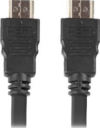 Lanberg High Speed Hdmi Kabel Med Ethernet Hdmi Hann Til Hdmi Hann 1 M Skjermet Svart En Pakke 10