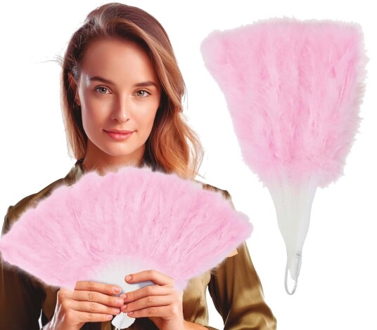 Rosa Fjærvifte