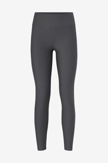 Röhnisch Ribbed R Høyt Liv Tights Svart for Fitness