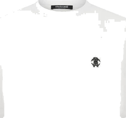 Roberto Cavalli Herre Topper Hvit 2XL,
