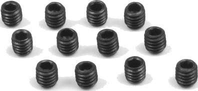 BLACKZON Set Screws M3x3mm 12pcs