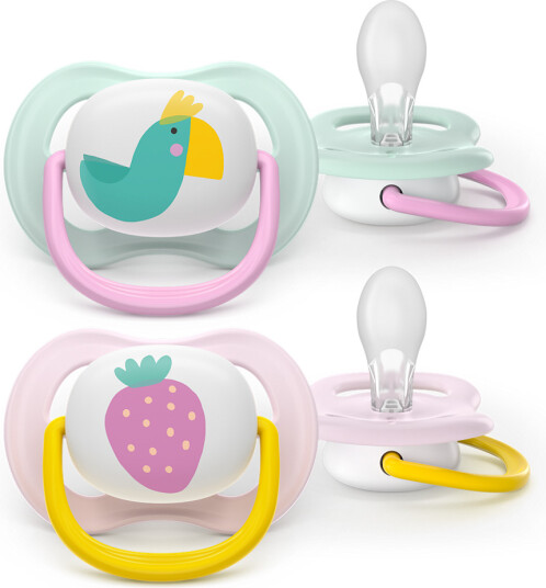 Philips Avent Ultra Air Smokk 0-6 mnd Grønn/Rød 2 pk Philips Avent Ultra Air Smokk 0-6 mnd Grønn/Rød 2 pk