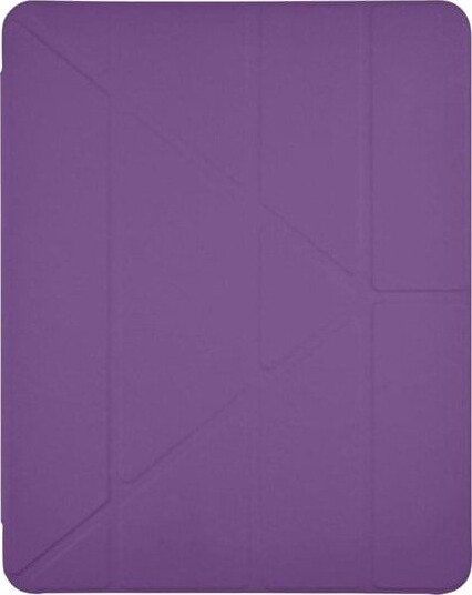Pomologic - BookFold Clear w/Pencil for iPad Pro 11 M4/M5 Clear/Purple