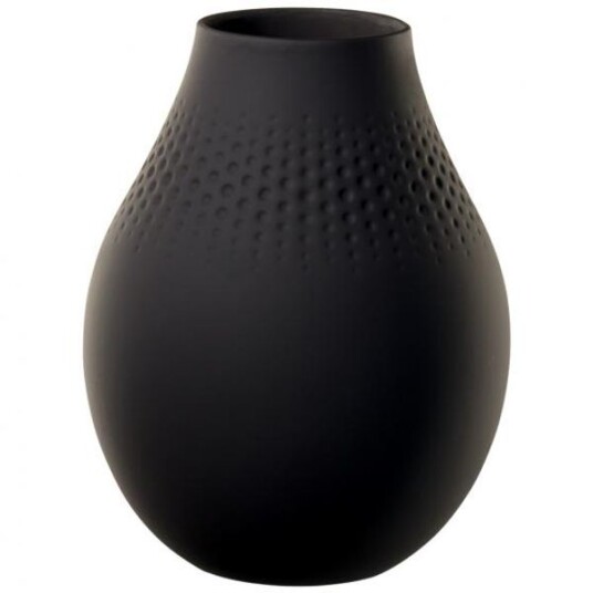 Villeroy & Boch Collier Noir Perle vase medium