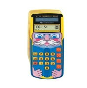 Texas Instruments Little Professor Solar, lomme, graf, 8 siffer, 1 linjer, solenergi, flerfarget