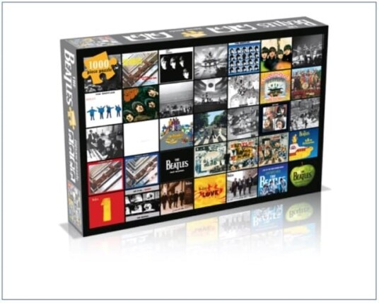 Puslespill: Beatles Album Collage Puslespill: Beatles Album Collage