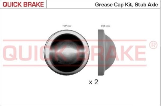 Kappe, hjullager QUICK BRAKE 9829K
