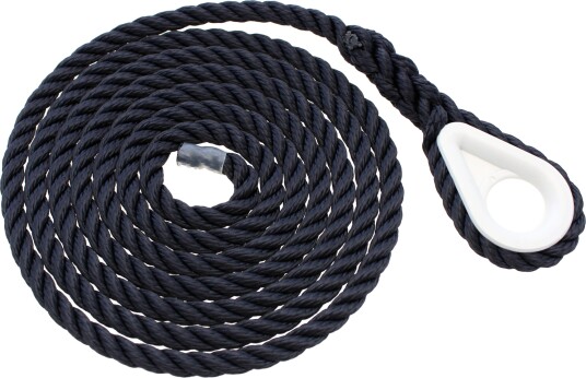 Robline 3-slått fortøyningsline m/kause - 14 mm - 4 m