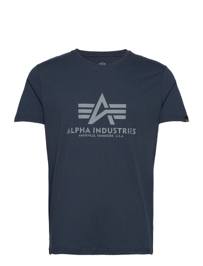 Alpha Industries Basic T Shirt Bl   Navy   XL