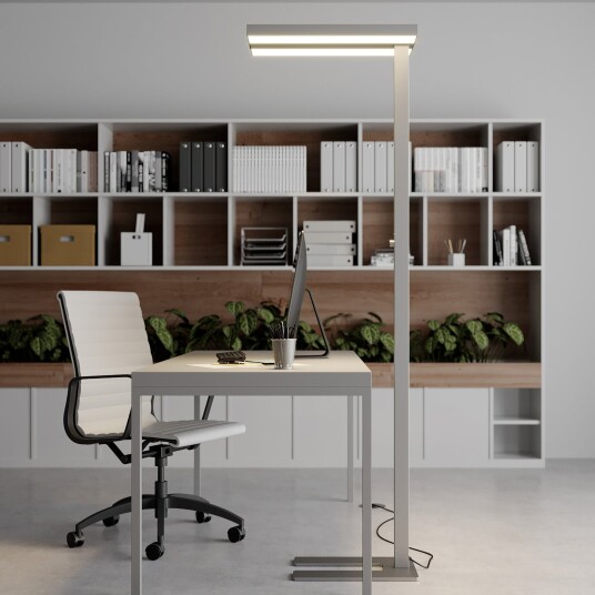 Gulvlampe Arcchio Logan dimmbar Metallisk Arbeidsrom / kontor Aluminium Moderne 28 196 Metallisk