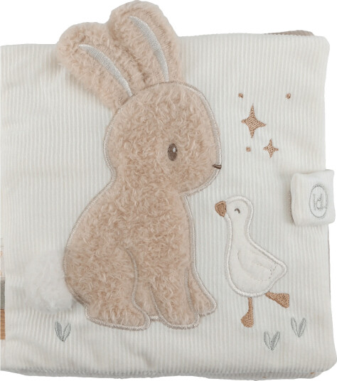 Little Dutch Soft Activity Book Bunny & Goose Cream One Size