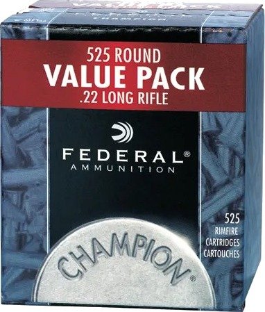 Federal 22lr Champion 36gr Hp 525-Pack