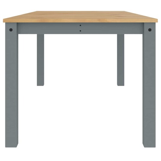 Spisebord Panama grå 180x90x75 cm heltre furu 4005709