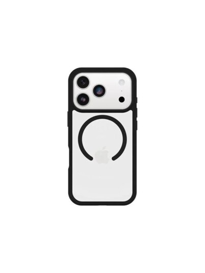 OtterBox React MagSafe Apple iPhone 17 Pro Black Crystal - clear/black