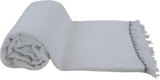 Borås Cotton Canasta pledd 130x240 White