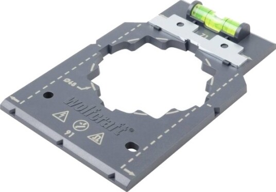 Wolfcraft Mal For Markering Og Posisjonering Til Bokser 68 Mm (5975000)