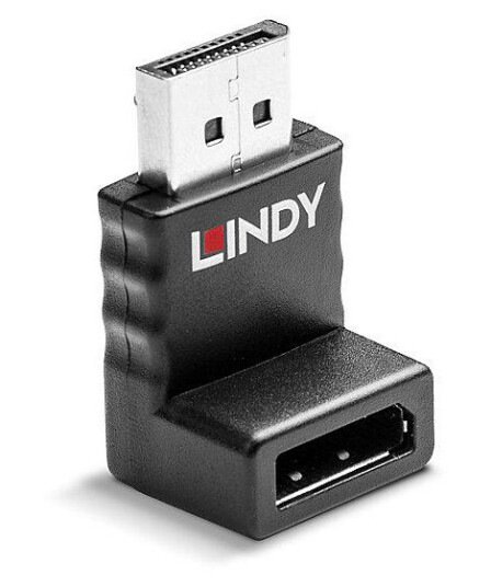 LINDY 41365 cable gender changer DisplayPort Black Factory Sealed