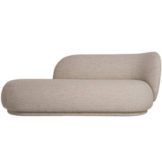 Ferm Living Rico Boucle Divan Høyre Sand