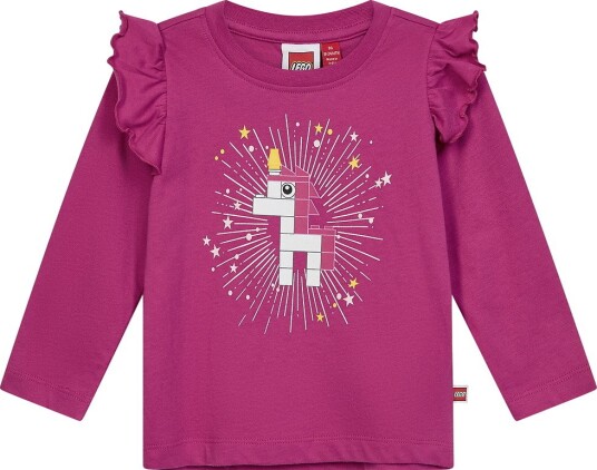 LEGO® Wear Genser - LWTulip 700 - Rosa m. Trykk - LEGO® Wear - 1 år (80) - Genser