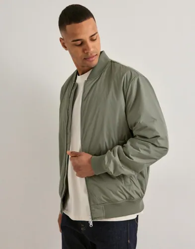 Selected Men Slhchris Bomber Jkt #S Bomberjakker Grønn