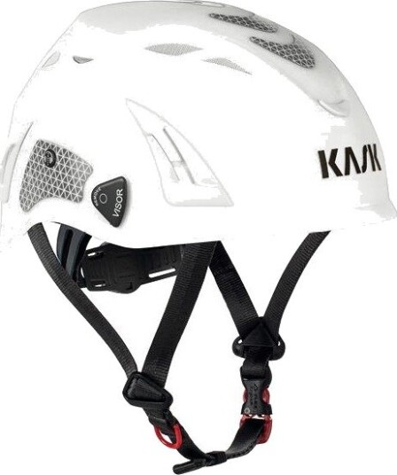 KASK Vernehjelm Plasma Hi Viz Med Refleks Hvit
