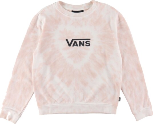 Vans Collegegenser   Tie Dye Heart Crew   Chintz Rosa   Vans   14 16 år 164 176   Collegegenser Hvit