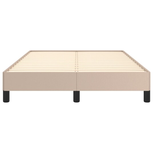 Sengeramme cappuccino 120x190 cm kunstlær 8721102435119