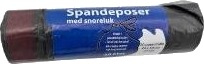 Spandepose 20 L B440xl500 Mm 18 My Mdpe Med Snorluk Grå 20 Stk/Rull