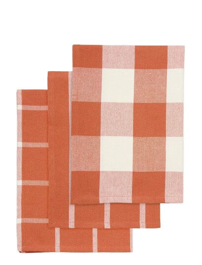 Engholm Textiles Tea Towels Recycle - Orange - 50X 70CM