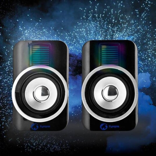 Pc-Høyttalere - Spillhøyttalere - 2.0 - Rgb-Lys - Usb-Dreven - 3,5 Mm Kontakt - 2x10 Watt Rms