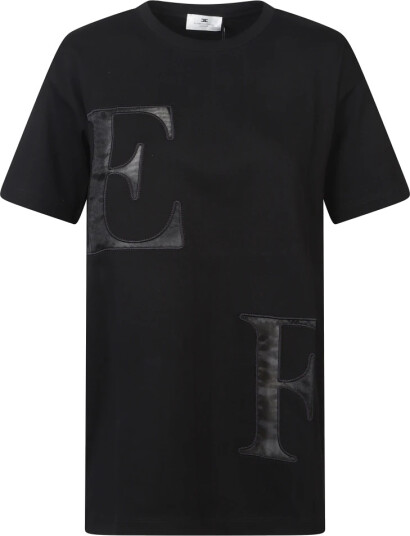 Elisabetta Franchi Dame Topper Svart S, Elisabetta Franchi Dame Topper Svart S,