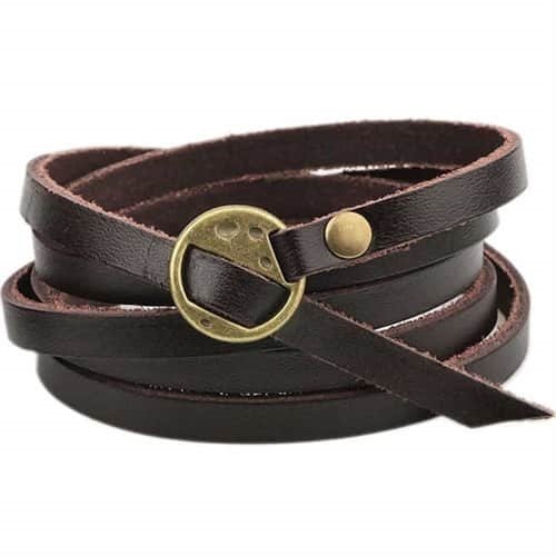 Leather Bracelet "strand"