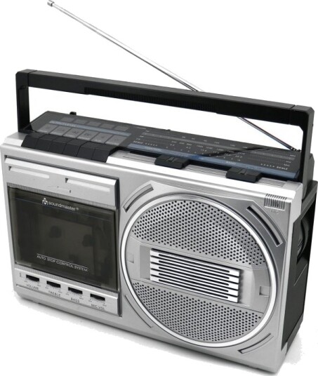 Soundmaster RR20SI Bluetooth Kassettradio Sølv Soundmaster RR20SI Bluetooth Kassettradio Sølv