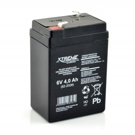 Gelbatteri 6V 4Ah – kompakt og driftssikkert Gelbatteri 6V 4Ah – kompakt og driftssikkert