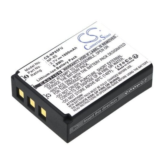 FujiFilm FinePix SL305 batteri (1600 mAh 3.7 V) FujiFilm FinePix SL305 batteri (1600 mAh 3.7 V)