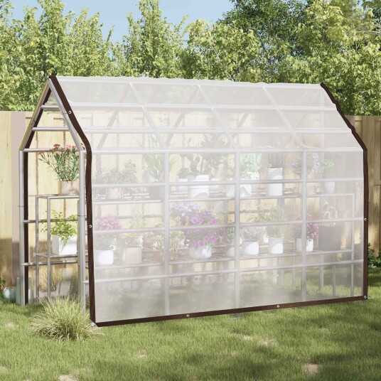 vidaXL Plante Dekke 3,5 x 5 m PE Gjennomsiktig