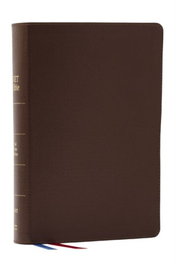 NET Bible Full Notes Edition NET Brown Genuine Leather Comfort Print
