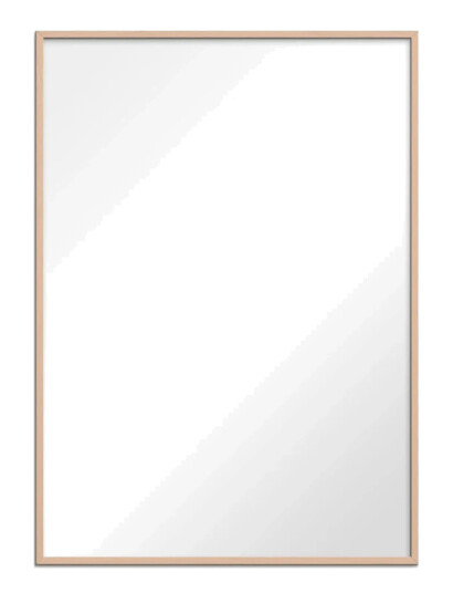 Poster & Frame Rose Wood Mirror - Pink - 70X100CM