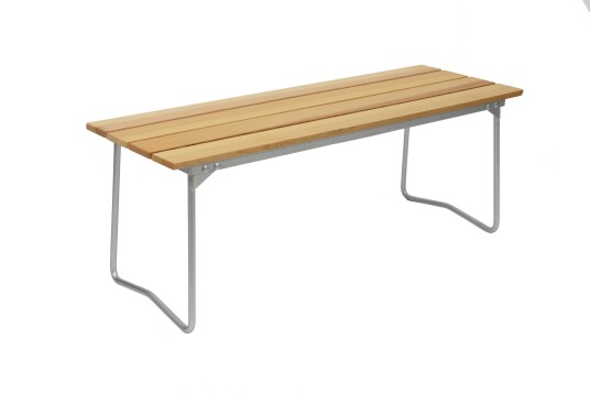 Grythyttan Stålmöbler Bänk 8 Oljet furu/galvanisert stål 110 x 40 cm