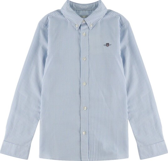 GANT Skjorte   Shield Oxford   Light Blue   GANT   7 8 år (122 128)   Skjorte Hvit Lyseblå