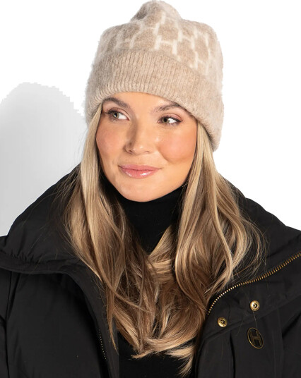Hést Gera Beanie Beige ONE SIZE Hést Gera Beanie Beige ONE SIZE