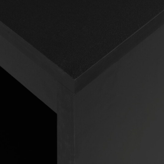 vidaXL Barbord med hylle svart 110x50x103 cm vidaXL Barbord med hylle svart 110x50x103 cm