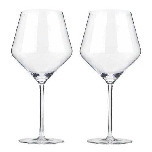 Viski   Raye vinklet burgunderglass i krystall 62 cl 2 stk