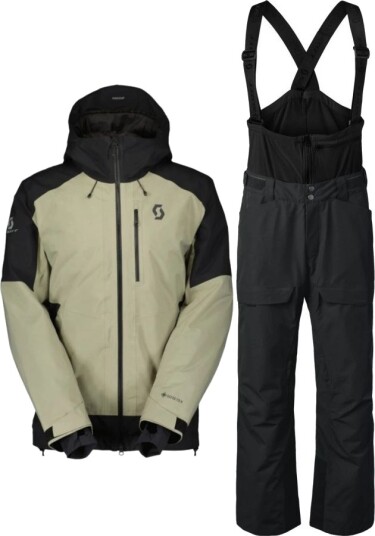 Scott Ultimate Dryo/GTX skisett herre svart/beige Scott Ultimate Dryo/GTX skisett herre svart/beige