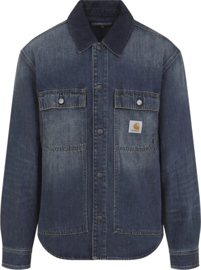 Carhartt Wip Herre Skjorter Blå L,