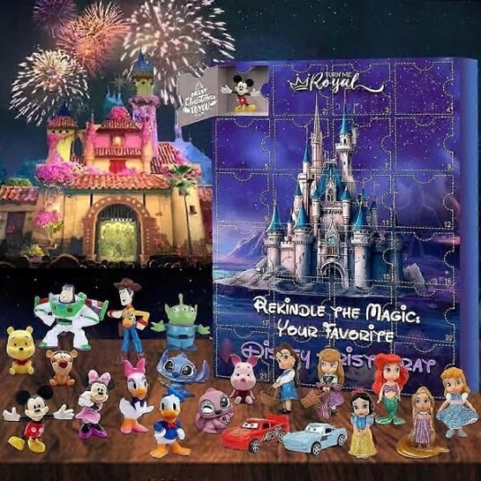 Julekalender   24 nedtelling Disney søte Mikke ornamenter Mikke Mus håndlaget blindboksdukkedekorasjon