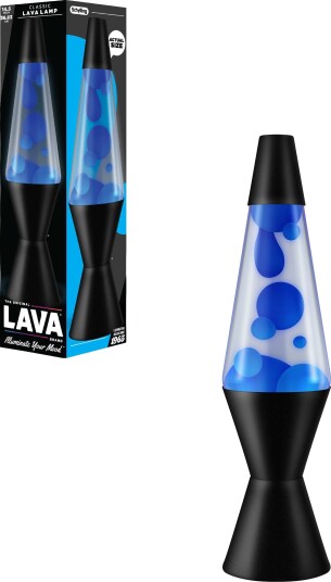 LAVA Lys Neon 37cm Blå/Svart LAVA Lys Neon 37cm Blå/Svart